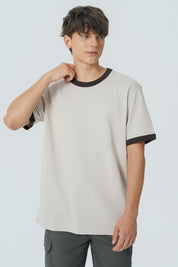 Polera Regular Hombre Beige
