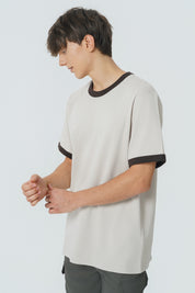 Polera Regular Hombre Beige