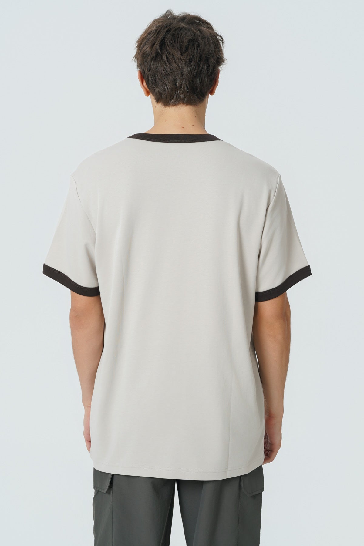 Polera Regular Hombre Beige