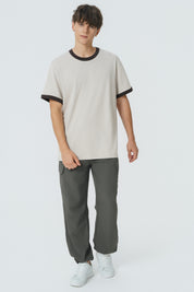 Polera Regular Hombre Beige