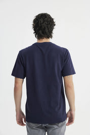 Polera Regular Hombre Azul Marino
