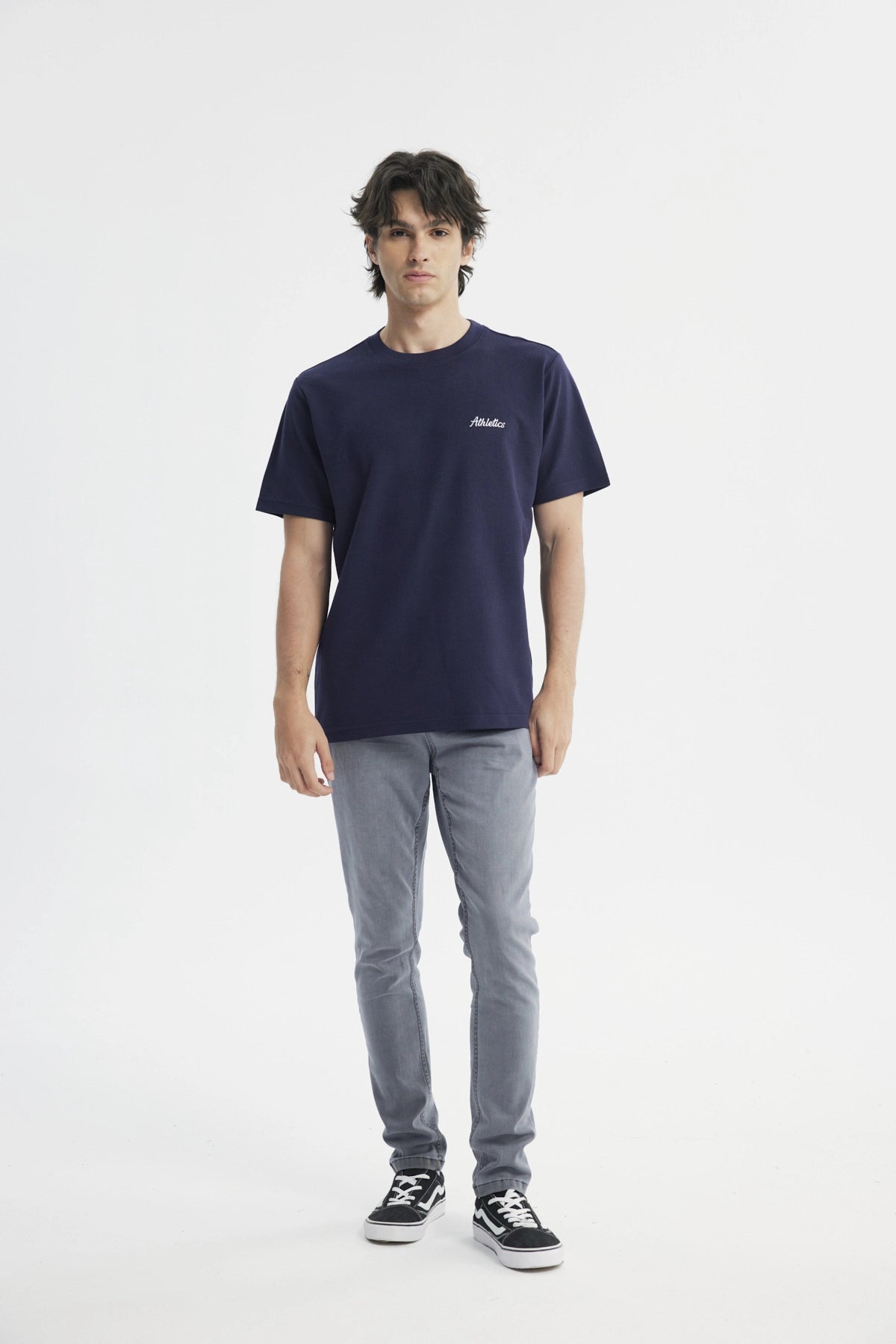Polera Regular Hombre Azul Marino