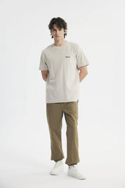 Polera Regular Hombre Beige