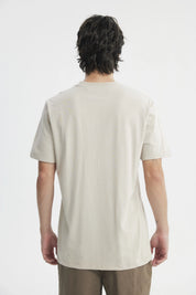 Polera Regular Hombre Beige