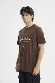 Polera Regular Hombre Chocolate
