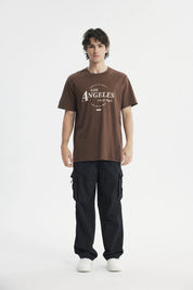 Polera Regular Hombre Chocolate