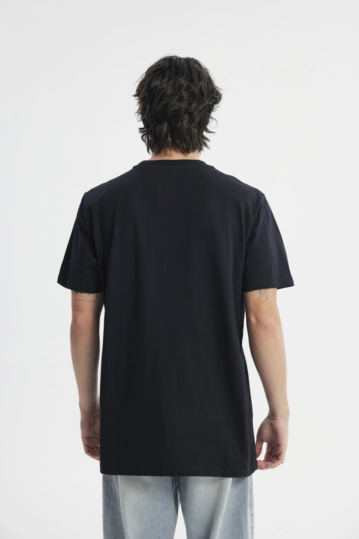 Polera Regular Hombre Negro