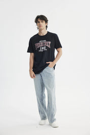 Polera Regular Hombre Negro