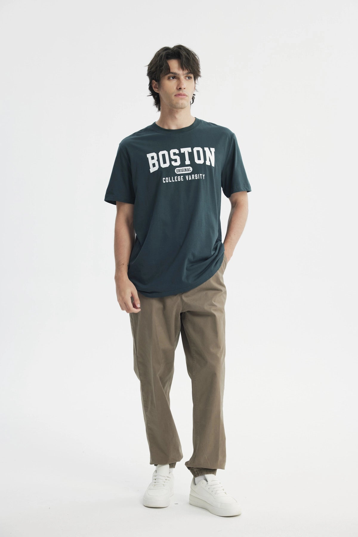 Polera Regular Hombre Verde