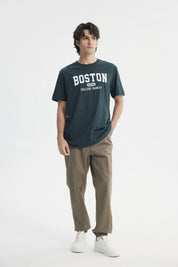 Polera Regular Hombre Verde