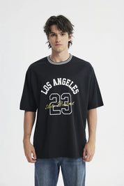 Polera Oversize Hombre Negro