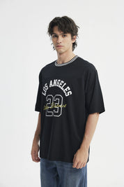 Polera Oversize Hombre Negro