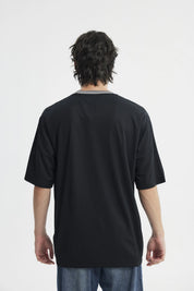 Polera Oversize Hombre Negro