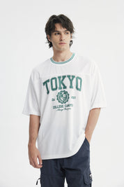 Polera Oversize Hombre Blanco