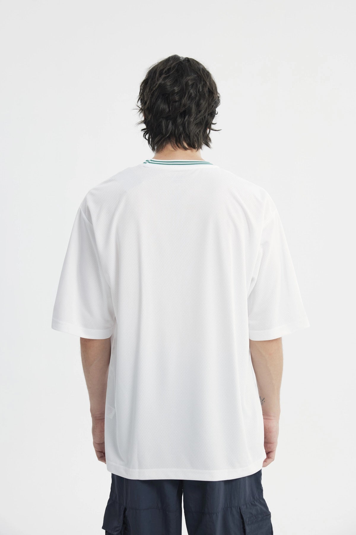Polera Oversize Hombre Blanco