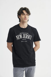 Polera Regular Hombre Negro