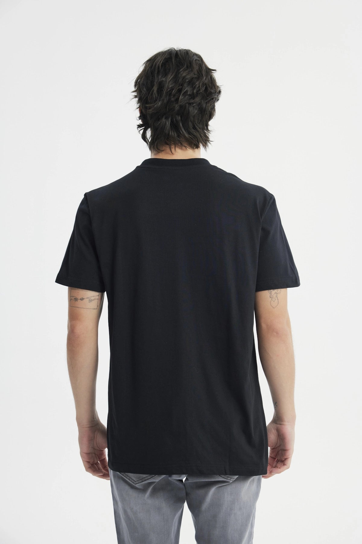 Polera Regular Hombre Negro
