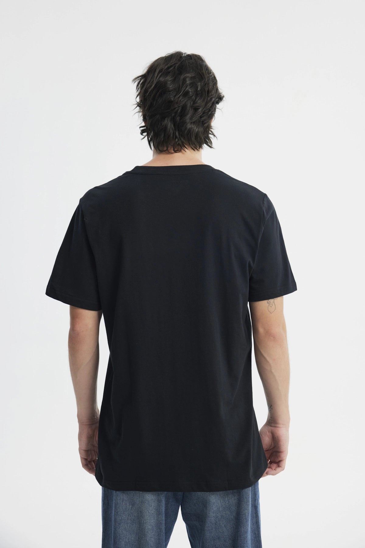 Polera Regular Hombre Negro