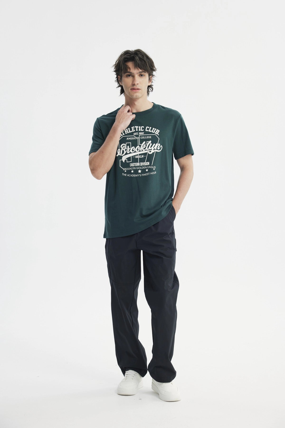 Polera Regular Hombre Verde