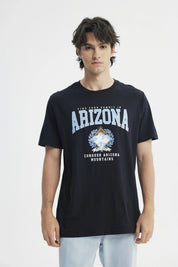 Polera Regular Hombre Negro