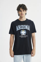Polera Regular Hombre Negro