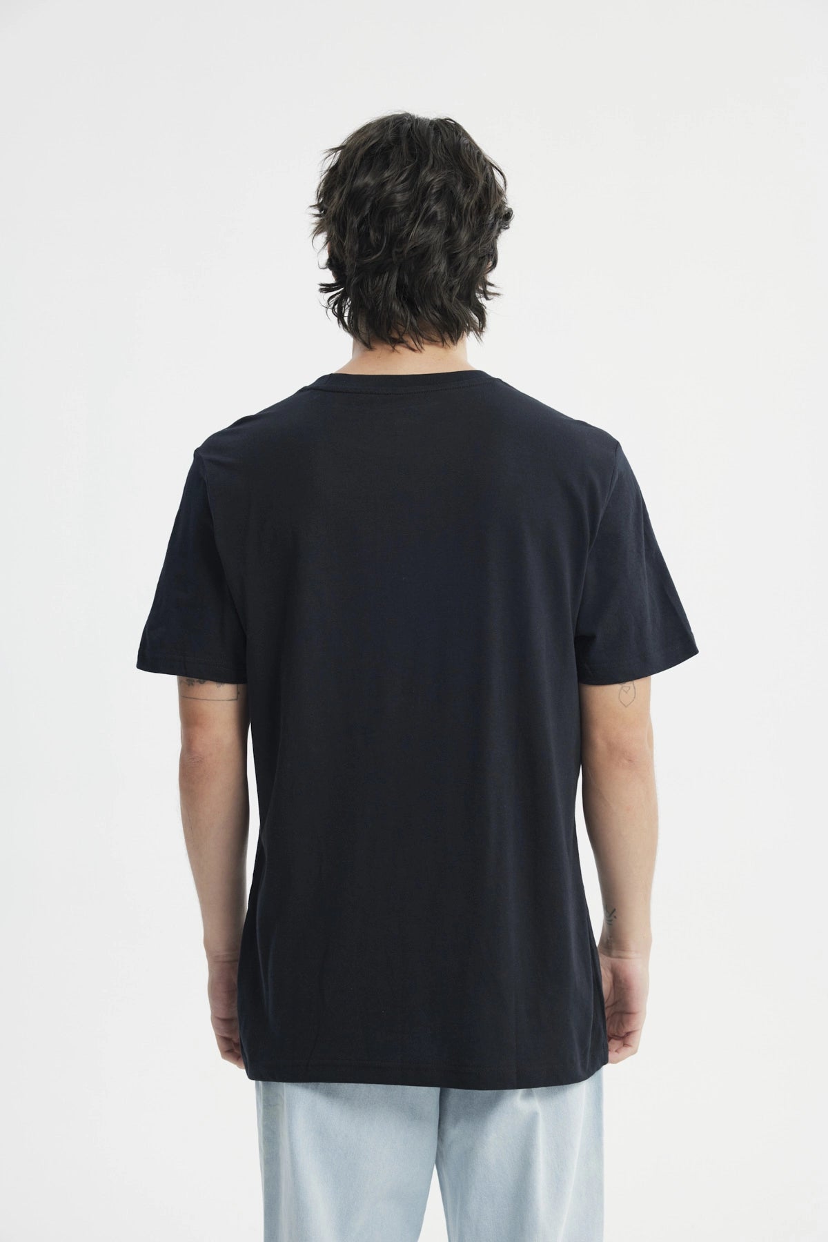 Polera Regular Hombre Negro