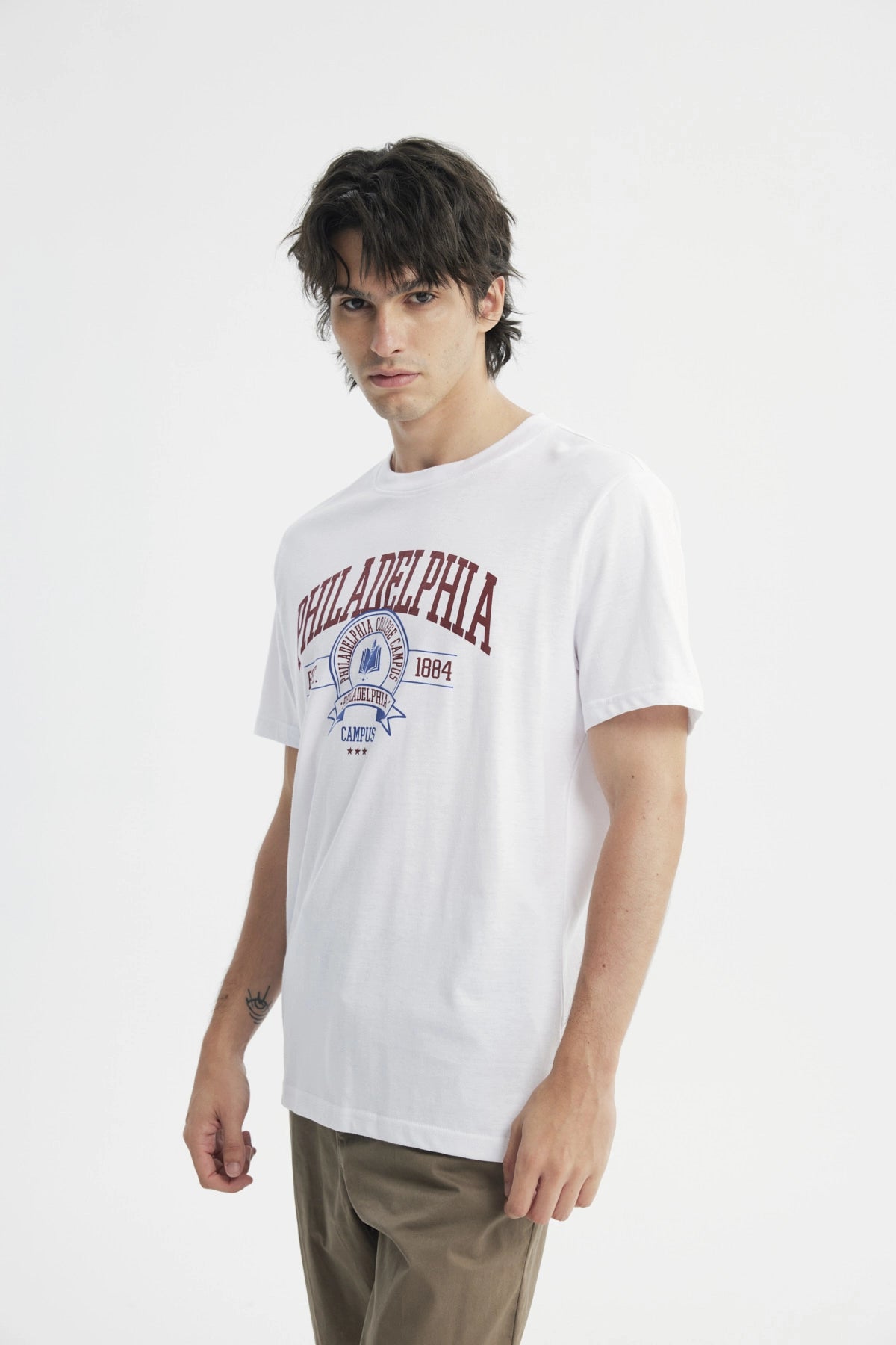 Polera Regular Hombre Blanco