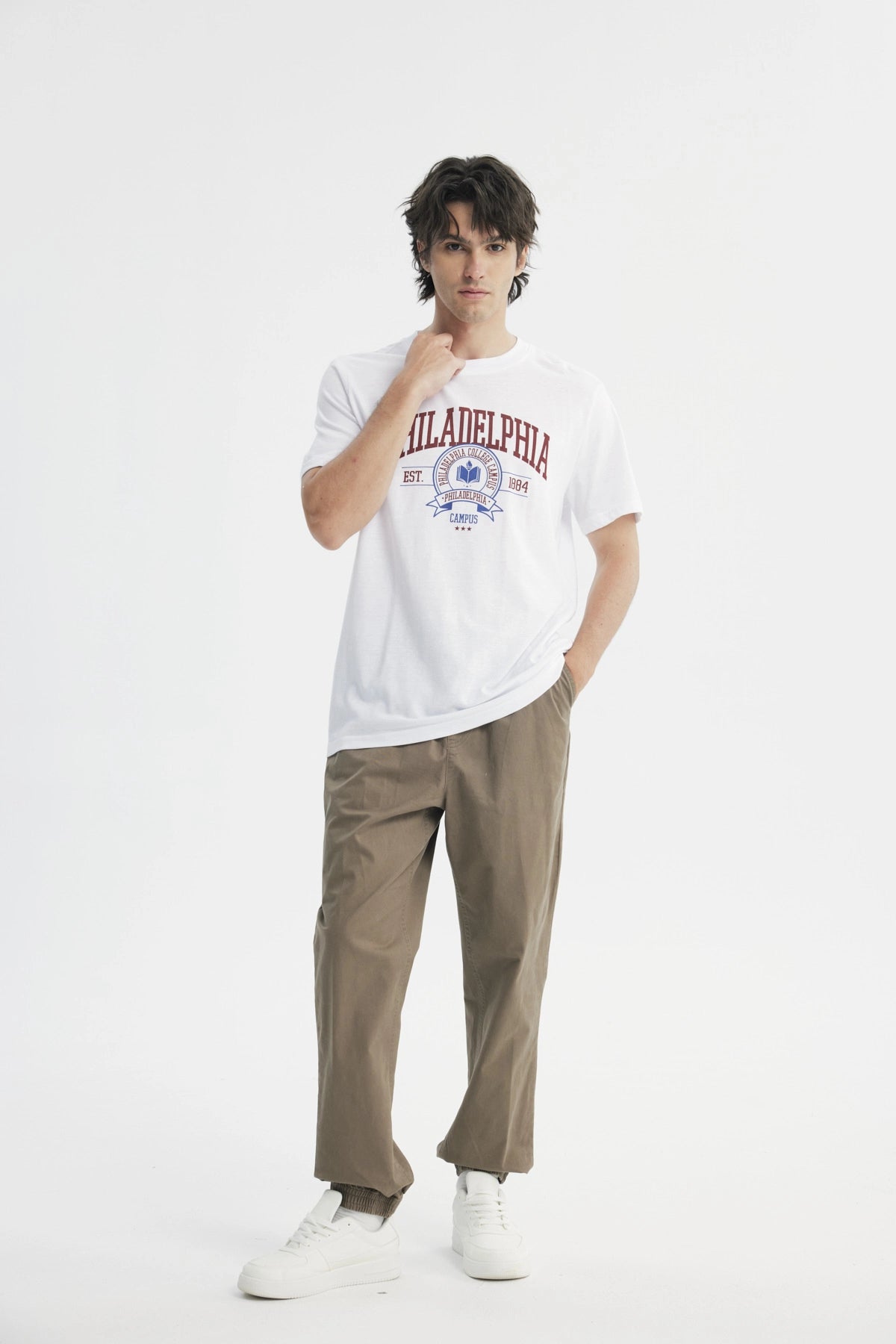 Polera Regular Hombre Blanco