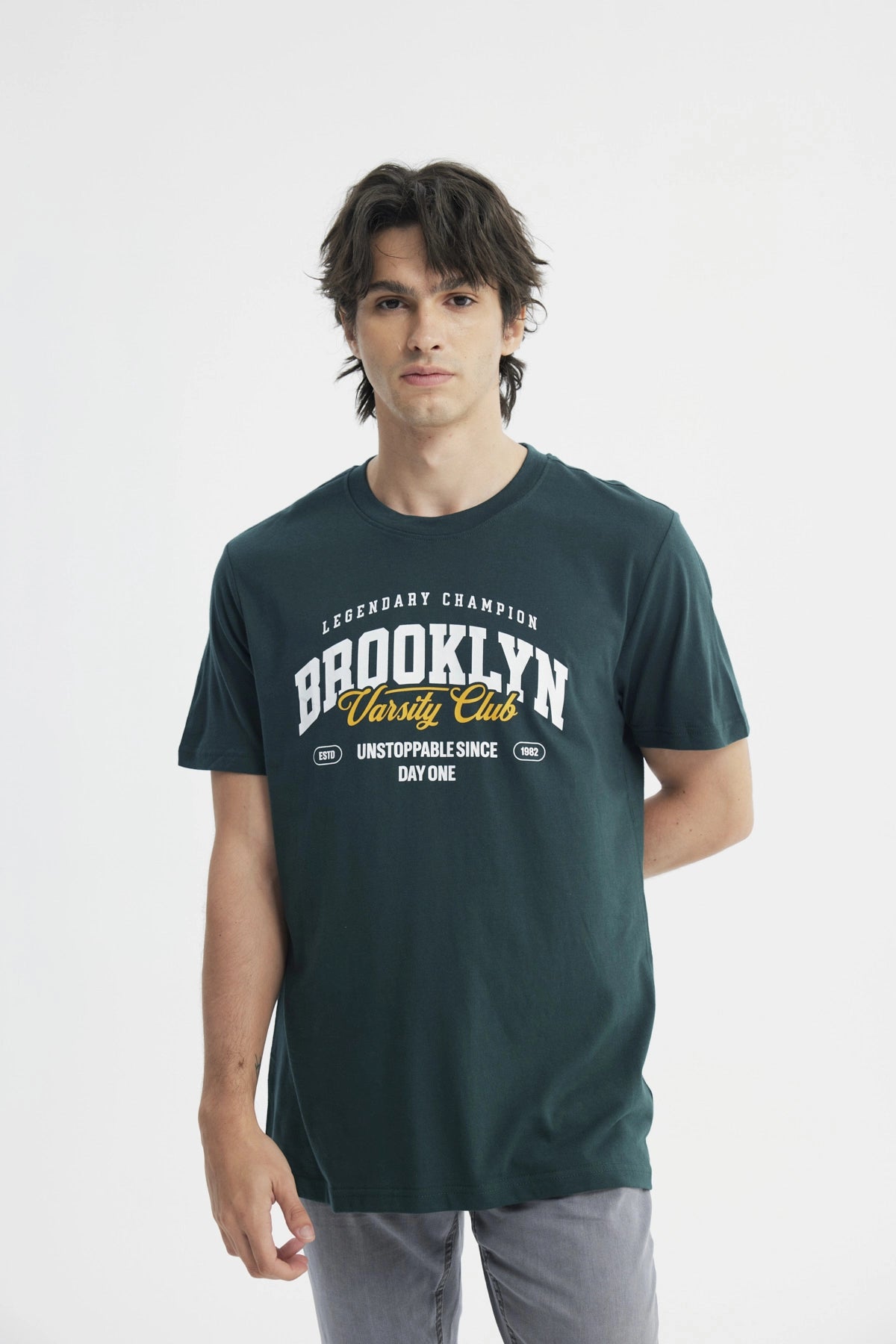 Polera Regular Hombre Verde