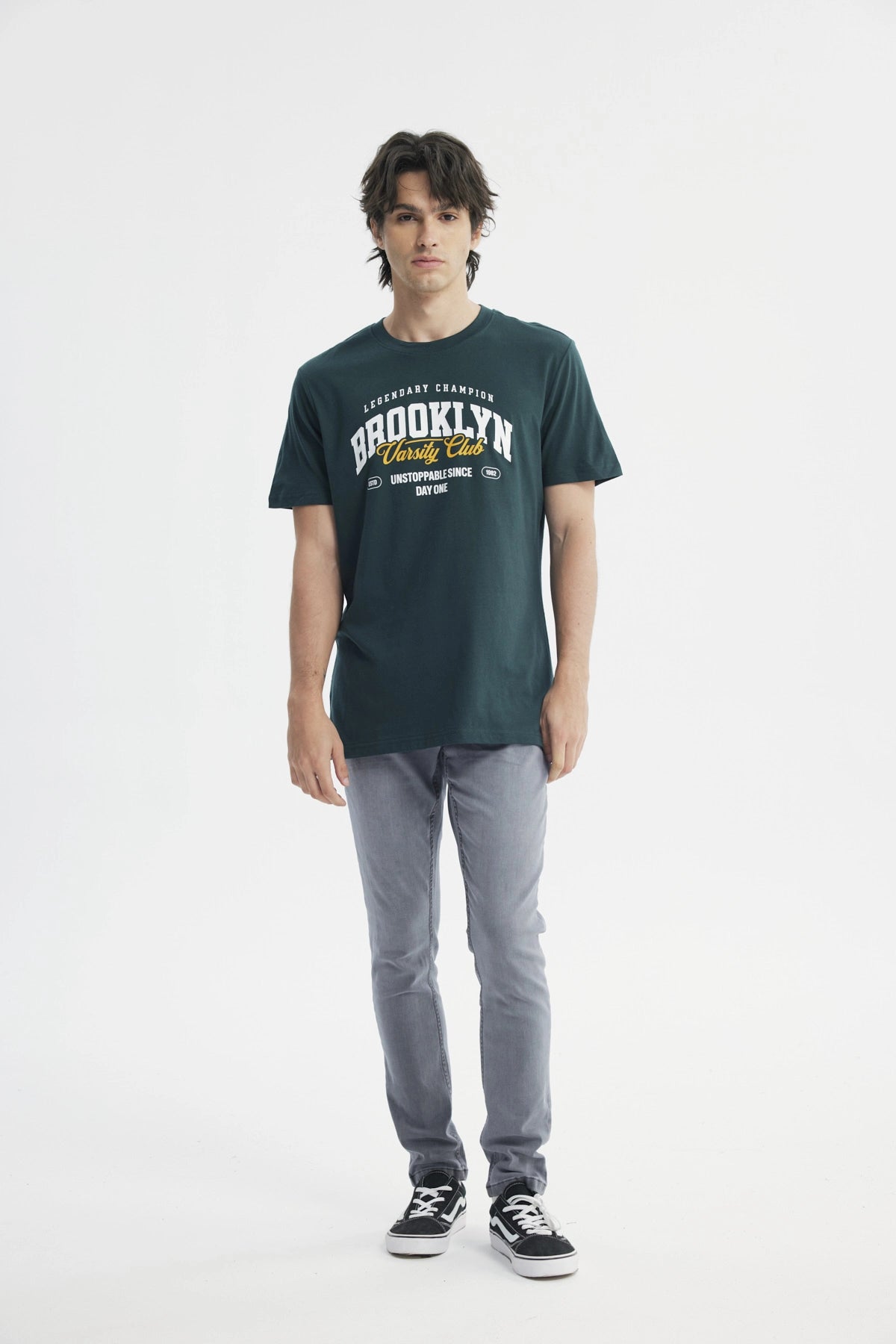 Polera Regular Hombre Verde