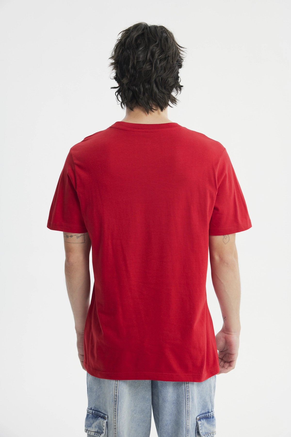 Polera Regular Hombre Rojo