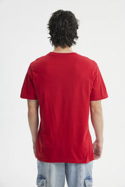Polera Regular Hombre Rojo