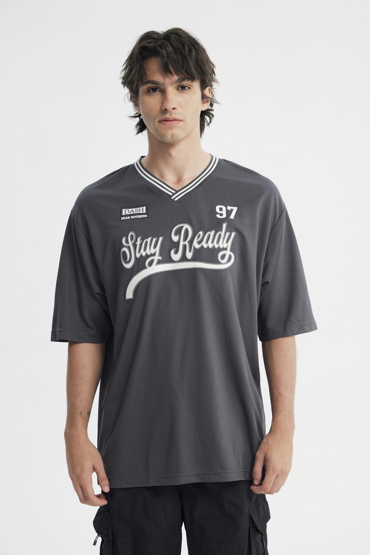 Polera Oversize Hombre Marengo