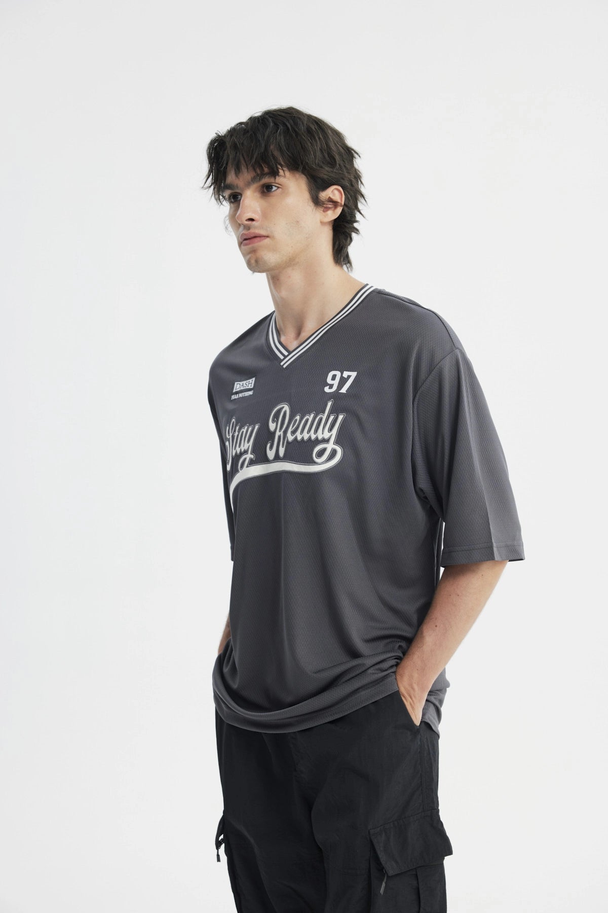 Polera Oversize Hombre Marengo