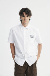 Camisa Hombre Oversize Blanco