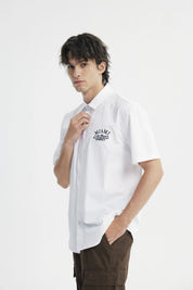 Camisa Hombre Oversize Blanco