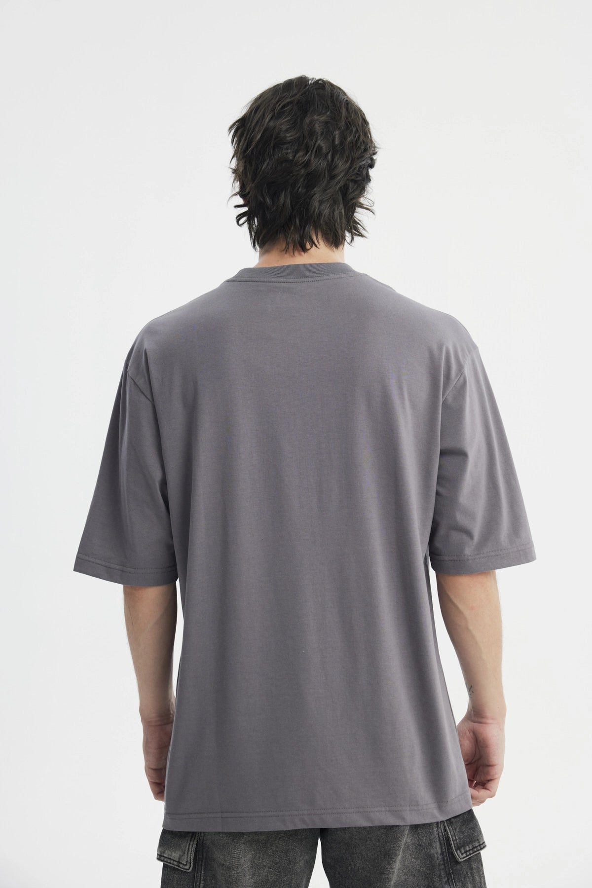 Polera Oversize Hombre Marengo