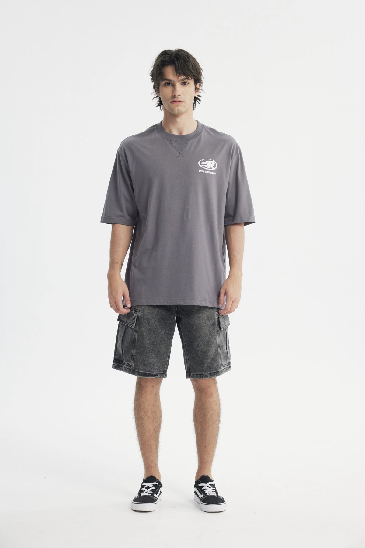 Polera Oversize Hombre Marengo
