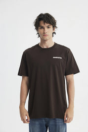 Polera Regular Hombre Chocolate