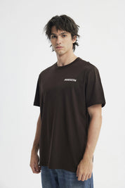 Polera Regular Hombre Chocolate