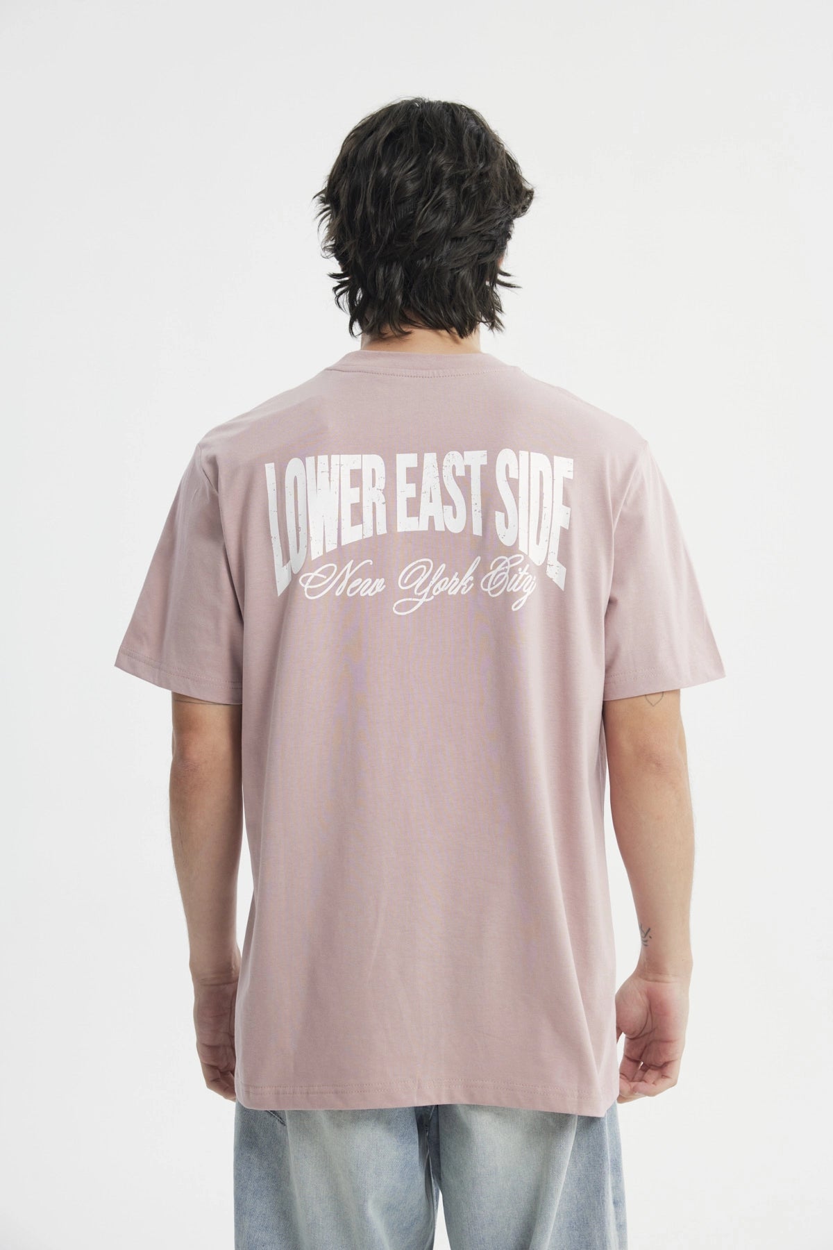 Polera Regular Hombre Rosa