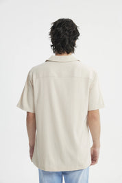 Camisa Regular Hombre Beige