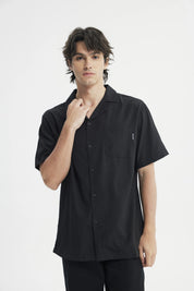 Camisa Regular Hombre Negro