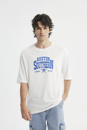 Polera Oversize Hombre Blanco