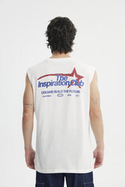 Polera Regular Sin Mangas Hombre Crudo