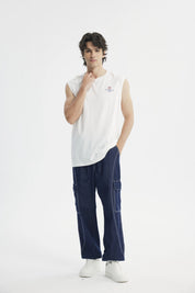 Polera Regular Sin Mangas Hombre Crudo