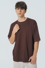 Polera Loose Hombre Café