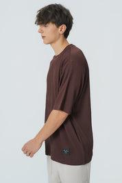 Polera Loose Hombre Café