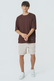Polera Loose Hombre Café