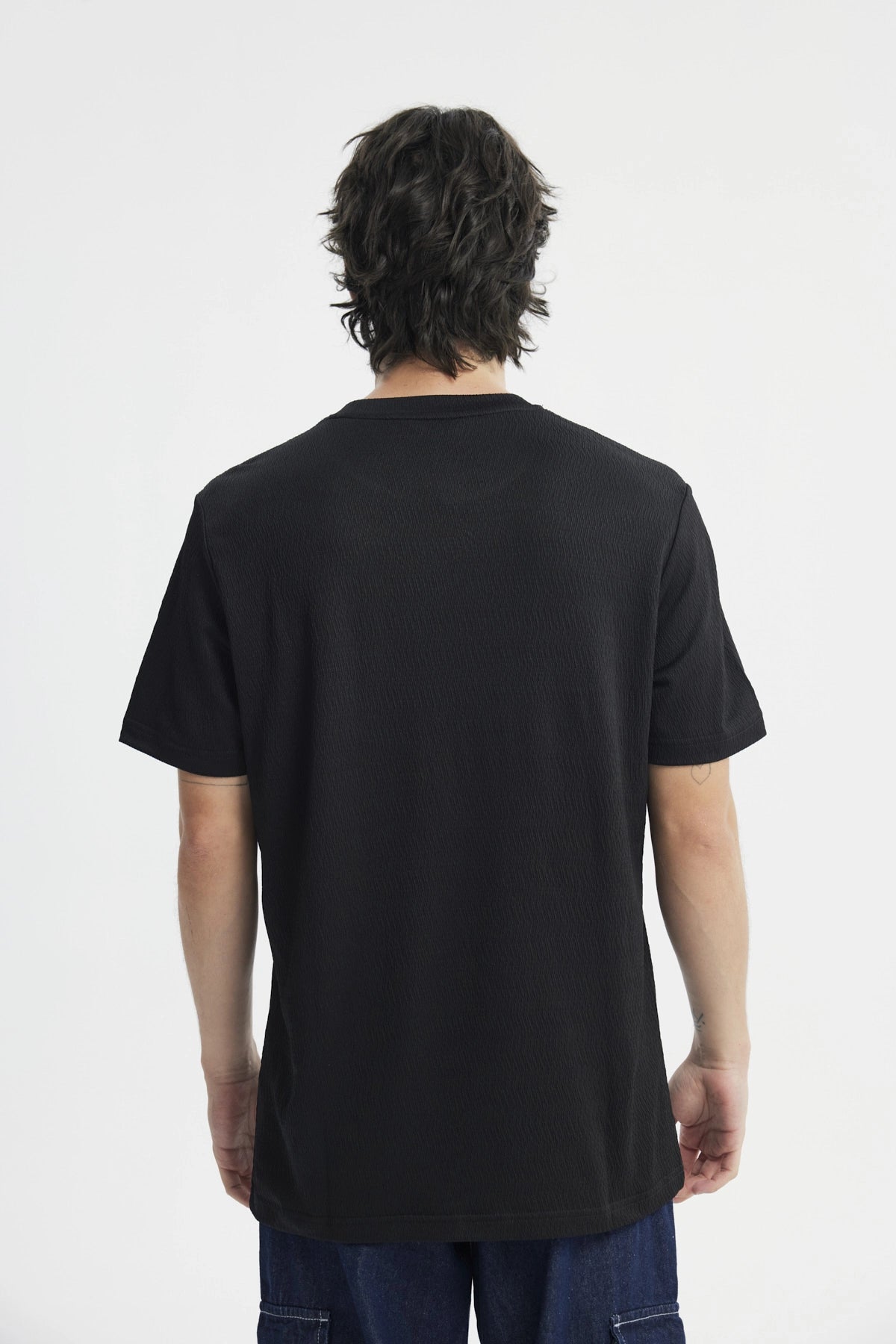 Polera Hombre Regular Negro